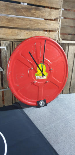 Vintage Hose Reel Clock