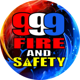 999 Fire and safety Logo Round